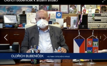VIDEO: Hejtman Ústeckého kraje Oldřich Bubeníček se vyjadřuje k aktuální situaci