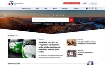 MORAVSKOSLEZSKÝ KRAJ MÁ NOV Ý WEB - PŘEHLEDNĚJŠÍ, UŽIVATELSKY PŘÍVĚTIVĚJŠÍ